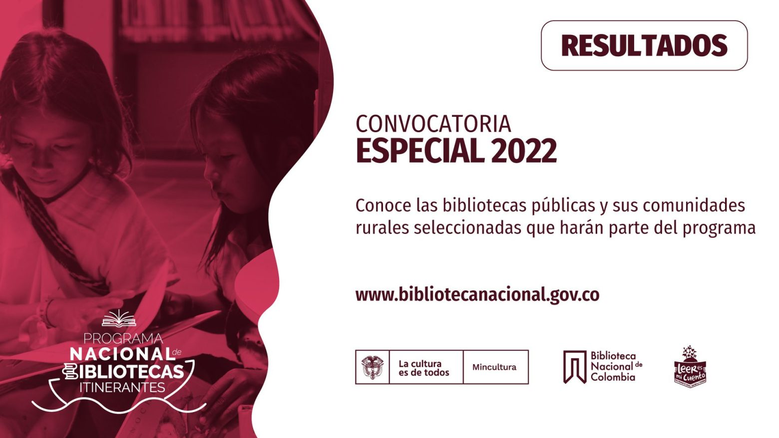 Somos una de las 30 bibliotecas públicas que  ingresaremos al Programa Nacional de Bibliotecas Itinerantes – 2022